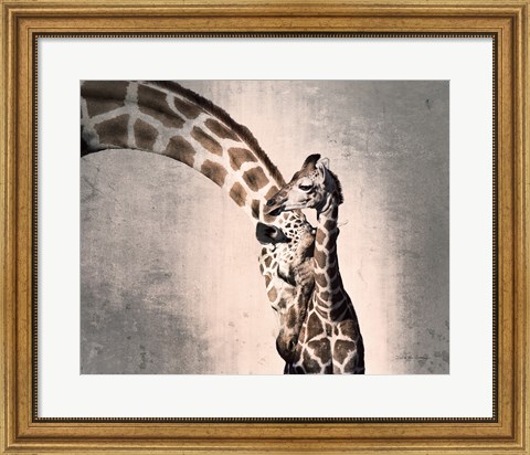 Framed Mother and Son Print