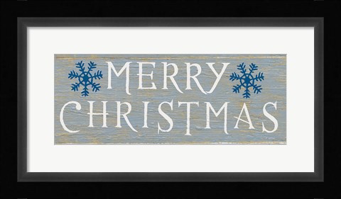 Framed Christmas Affinity III Grey Print