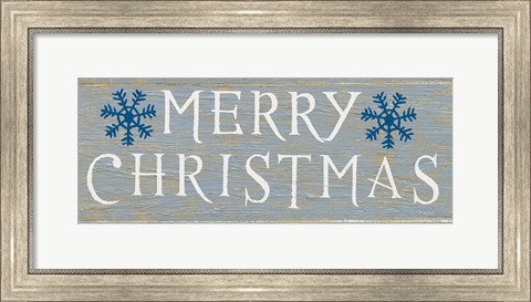 Framed Christmas Affinity III Grey Print
