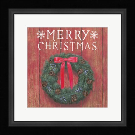 Framed Christmas Affinity VII Print