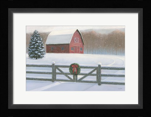 Framed Christmas Affinity VI Print