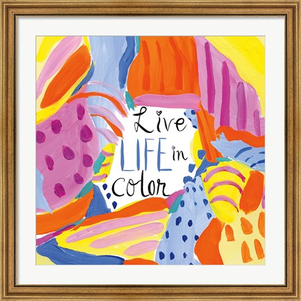 Framed Abstract Affirmations III Print