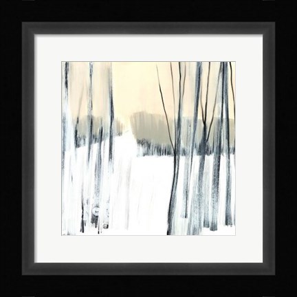 Framed Winter Woods II Print
