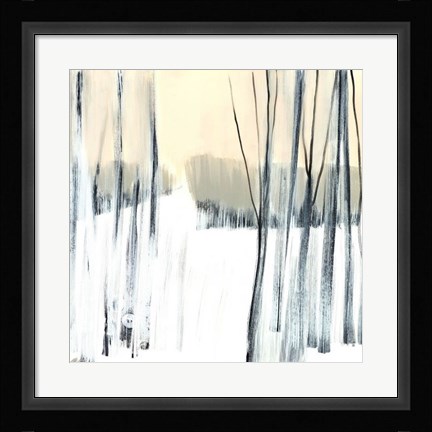 Framed Winter Woods II Print