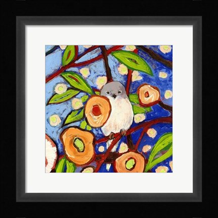 Framed Modern Bird IX Print