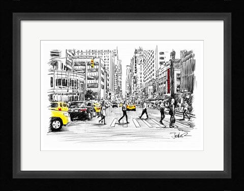 Framed Big Street Print