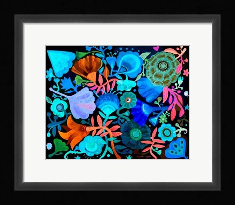 Framed Night Garden Print