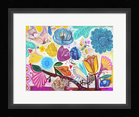 Framed Garden of Light Print