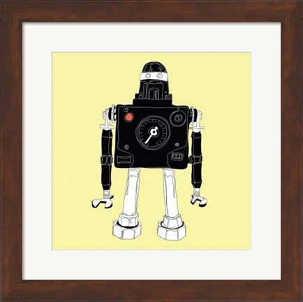 Framed Ninja Robot Print