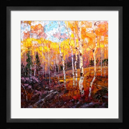 Framed October Glory Print