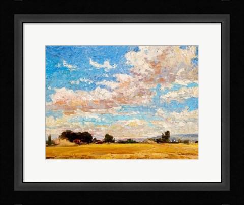 Framed August Harvest Print