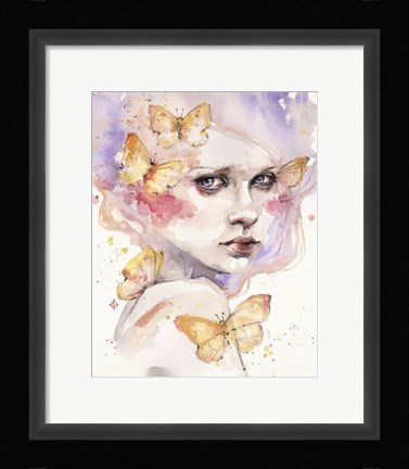 Framed All a Flutter Print