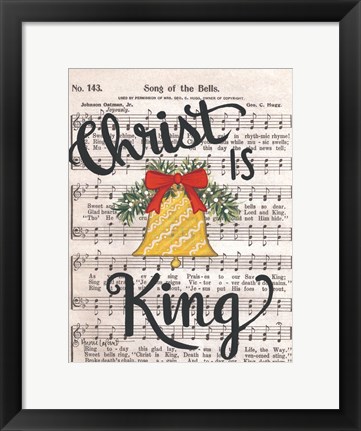 Framed Christ is King Print