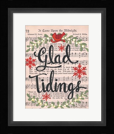 Framed Glad Tidings Print