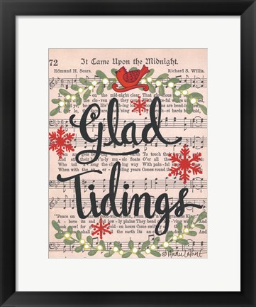 Framed Glad Tidings Print