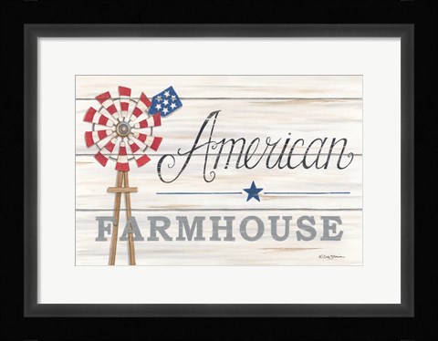 Framed American Farmhouse Print