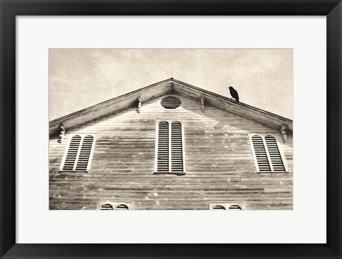 Framed Fort Halifax Crow Print