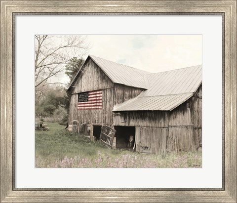 Framed American Farmer Print
