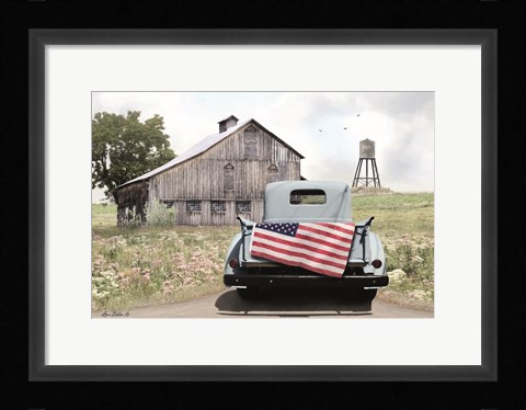 Framed American Tailgating Print