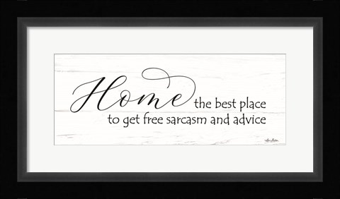 Framed Free Sarcasm Print