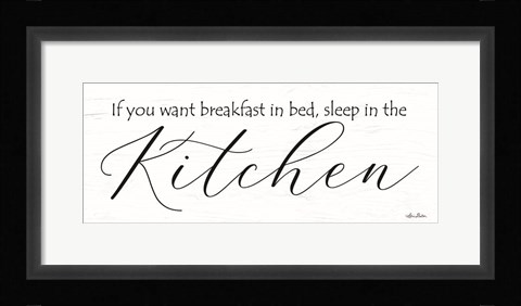 Framed Breakfast in Bed Print