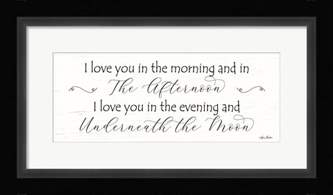 Framed I Love You? Print