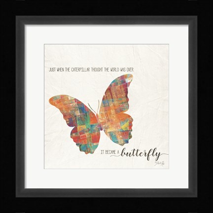 Framed Butterfly Print