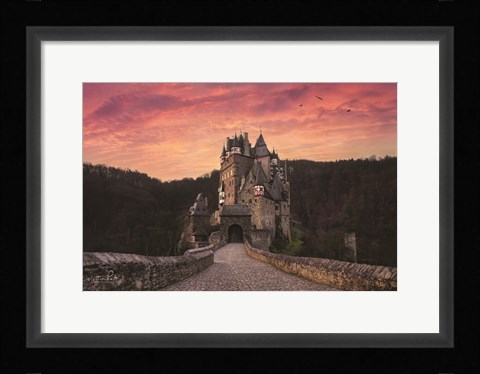 Framed Burg Eltz Print