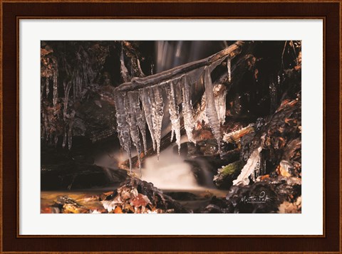 Framed Icicles Print