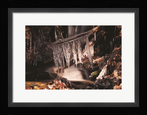Framed Icicles Print