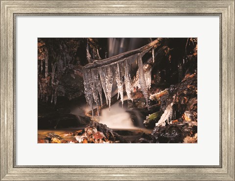 Framed Icicles Print