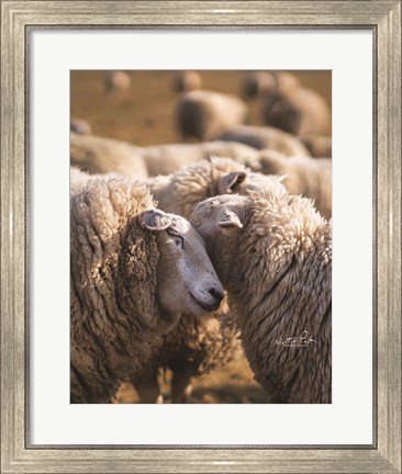 Framed Love Will Conquer All Print