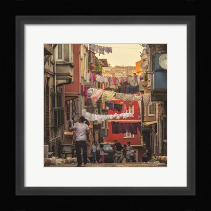 Framed Streets of Istanbul Print