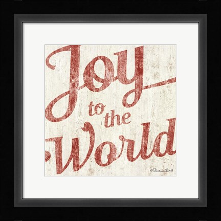 Framed Joy to the World Print