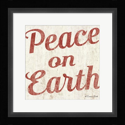Framed Peace on Earth Print