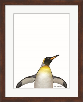 Framed Emperor Penguin Print