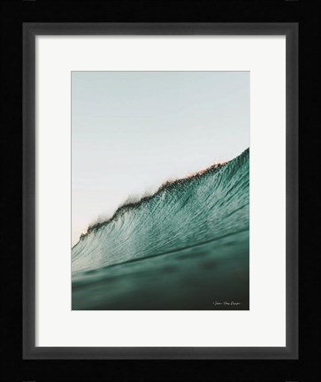 Framed Peaceful Wave Print