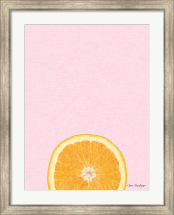 Framed Pink Orange Print