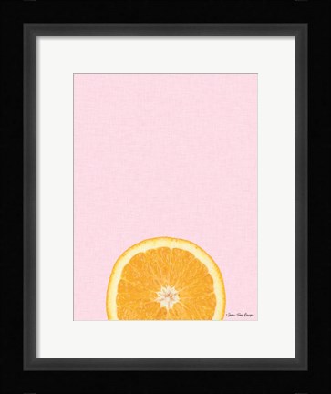 Framed Pink Orange Print