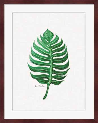 Framed Watercolor Leaf Print