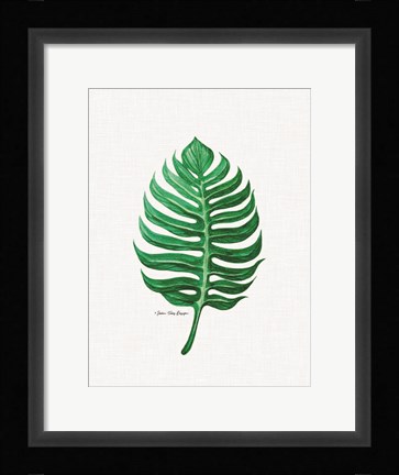 Framed Watercolor Leaf Print