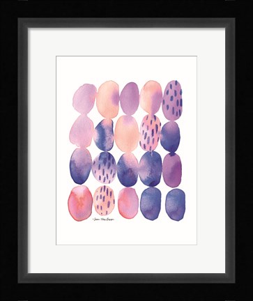 Framed Abstract Watercolor II Print