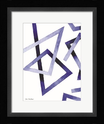 Framed Abstract Watercolor III Print