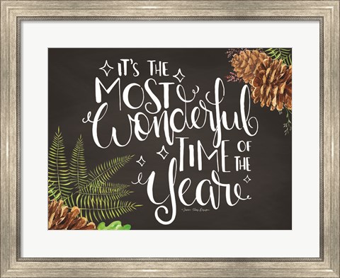 Framed Wonderful Time of the Year Print