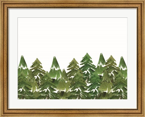 Framed Trees in a Row I Print