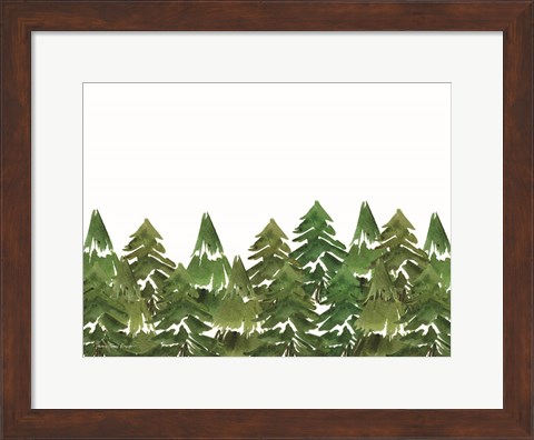 Framed Trees in a Row I Print