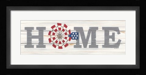 Framed Patriotic Home Print