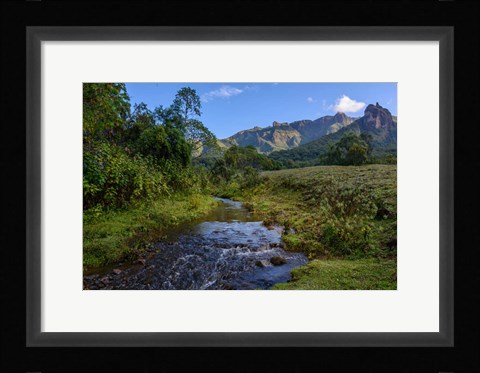 Framed Harenna Escarpment Bale Mountains National Park Ethiopia Print
