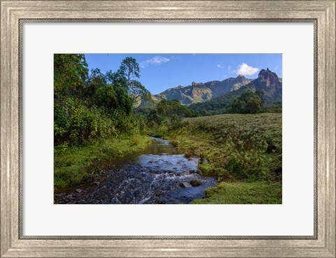 Framed Harenna Escarpment Bale Mountains National Park Ethiopia Print