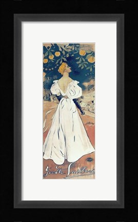 Framed Yvette Guilbert Print